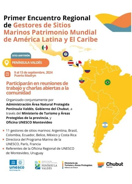 Puerto Madryn acogerá el Primer Encuentro de Sitios Marinos