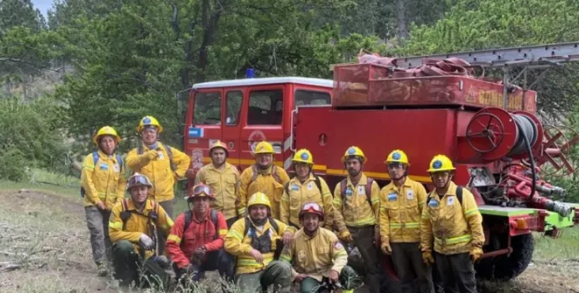 Brigada Mapuche se unieron para apagar incendios