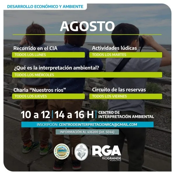 Actividades de Agosto en el Centro de Interpretación Ambiental de Río Grande