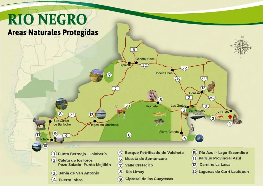 Río Negro celebra el Día de las Áreas Naturales Protegidas