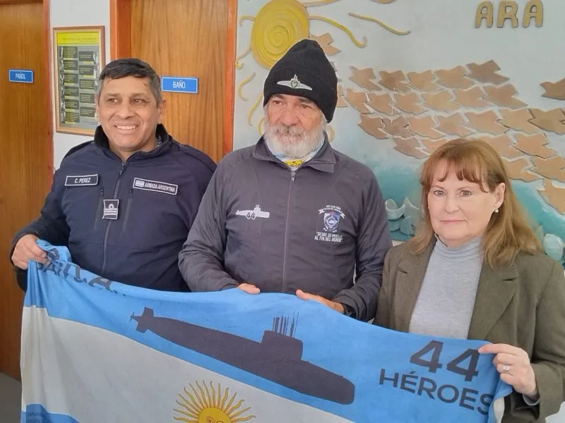 Tributo emocionante en Comodoro Rivadavia a los héroes del ARA San Juan