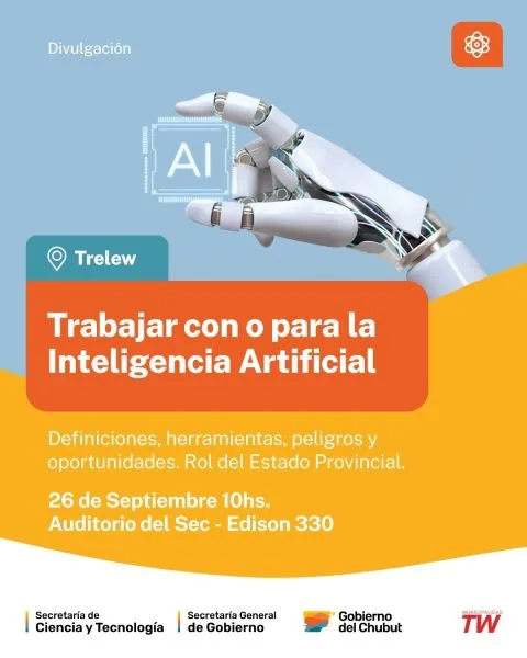 Seminario en Trelew: Impacto de la IA en el Desarrollo Regional