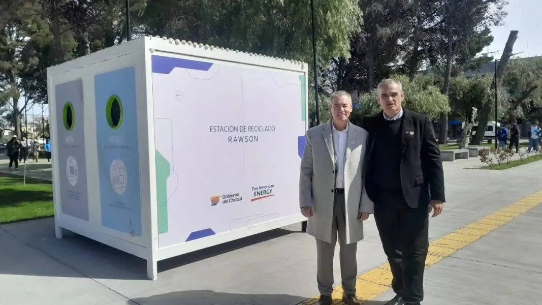Rawson celebra su 159° Aniversario con nueva estación de reciclaje