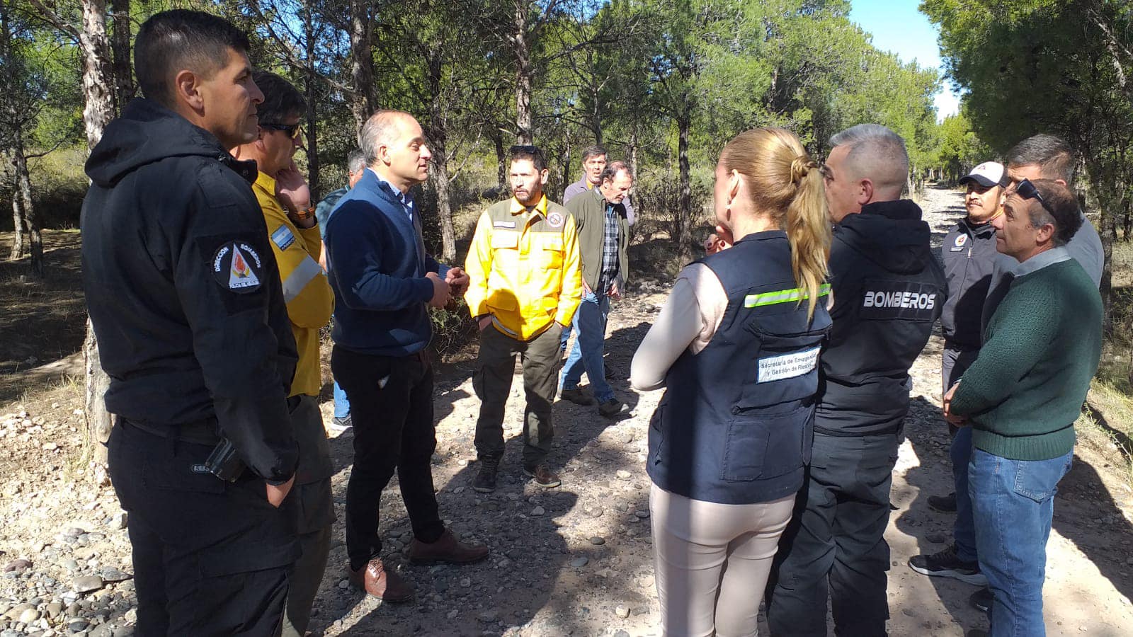 Neuquén coordina acciones para mejorar el manejo del fuego en Parque Norte