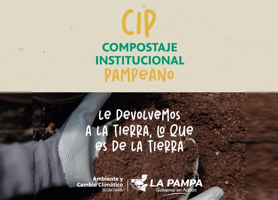 La Pampa programa de compostaje en instituciones públicas