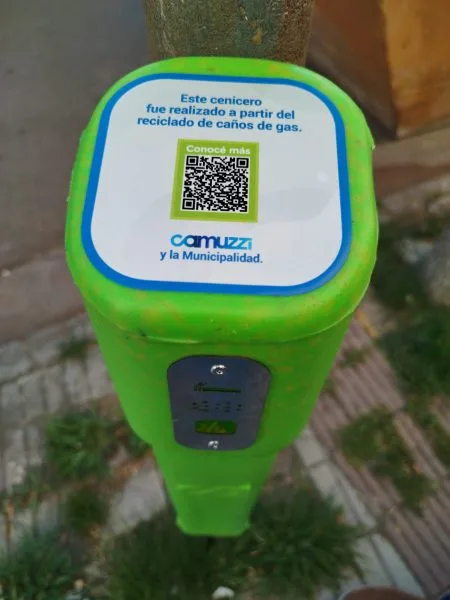 Patagones instala eco-ceniceros para promover el cuidado ambiental
