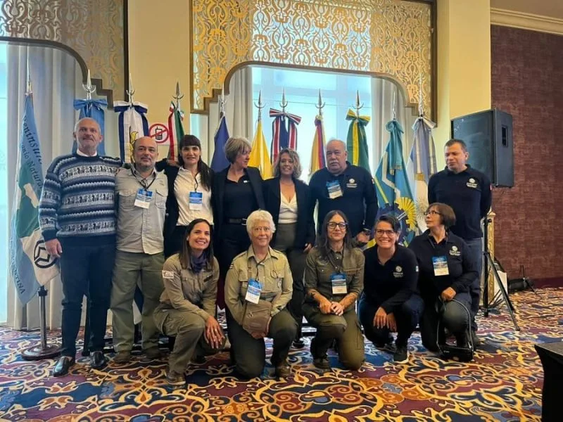 Guardaparques de El Doradillo presentan su labor en encuentro internacional en Madryn