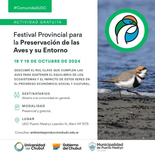 Puerto Madryn acoge el Festival Provincial de Conservación de Aves