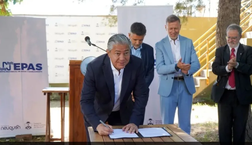 Neuquén anuncia plan de 38 millones de dólares para reducir vertidos y mejorar el saneamiento