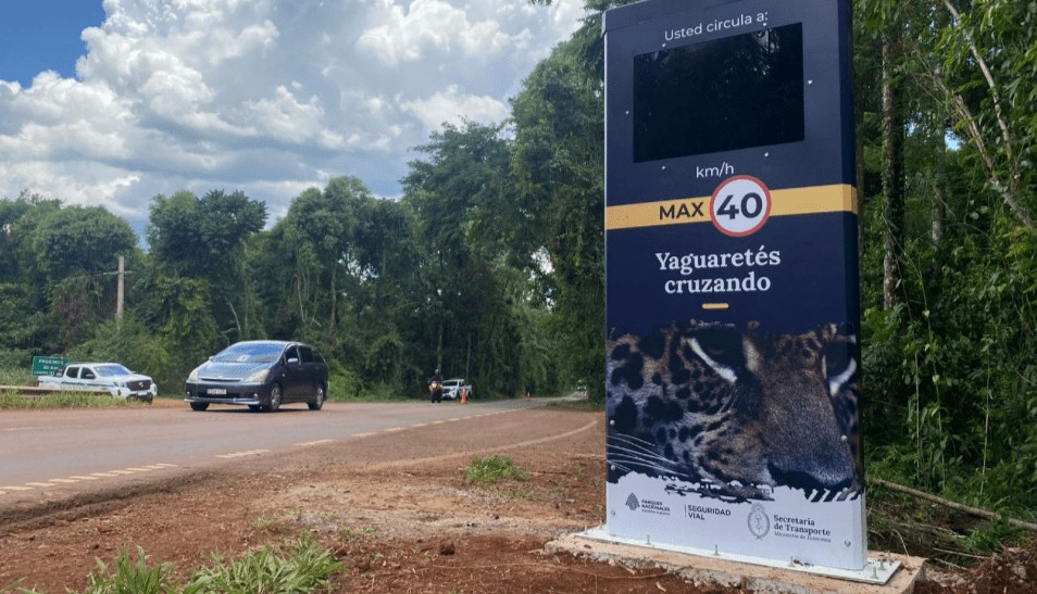 Nuevo sistema de control de velocidad en Misiones para proteger la fauna silvestre