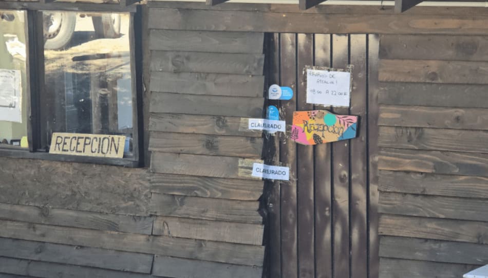 Campamento ilegal en Lago Gutierrez