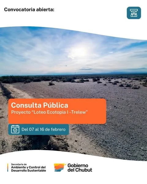 Consulta Pública en Trelew: ¿Qué Opinas sobre el Proyecto Ecotopia I?