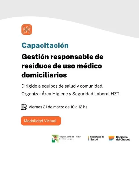 Capacitación virtual: la Clave para una gestión responsable de residuos Médicos en casa