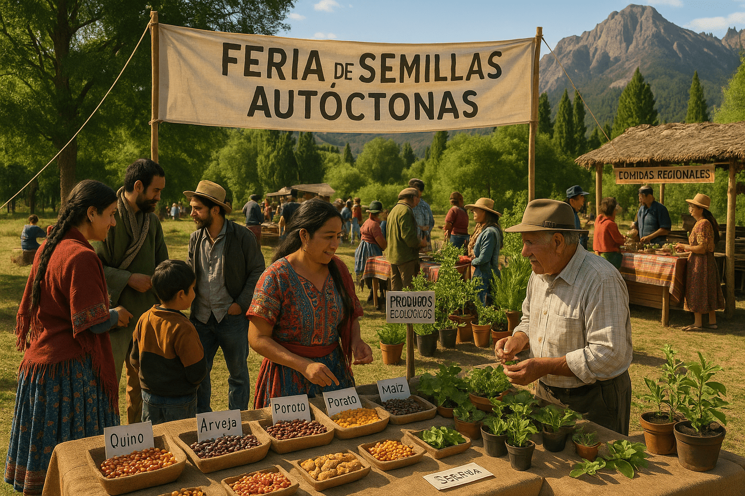 Ferias de semillas autóctonas y productos agroecológicos, el último bastión frente al colapso ambiental