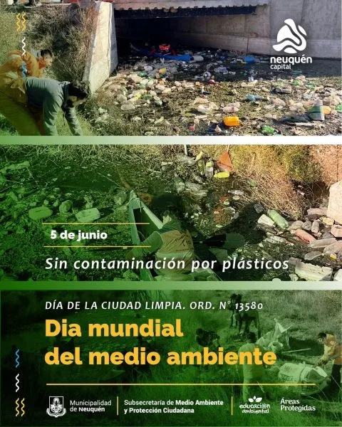 Neuquén Lanza una Alerta Verde!: La Municipalidad Celebra el Día Mundial del Medio Ambiente y Declara la Guerra al Plástico