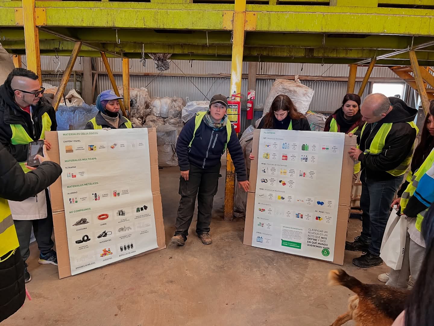 La ciudad de Neuquén vuelve a abrir las puertas de su Planta de Separación de Residuos!