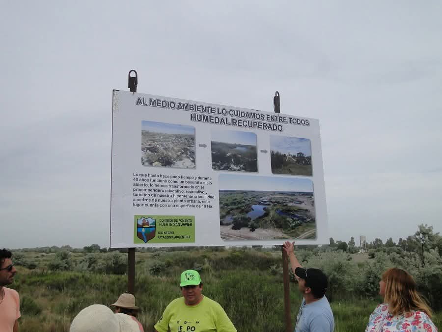 De un basural a un sendero de humedales: la transformación ambiental de San Javier que inspira a todo Río Negro