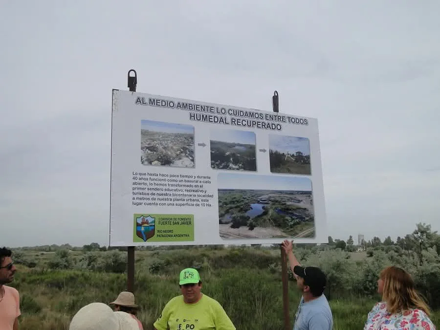 De un basural a un sendero de humedales: la transformación ambiental de San Javier que inspira a todo Río Negro