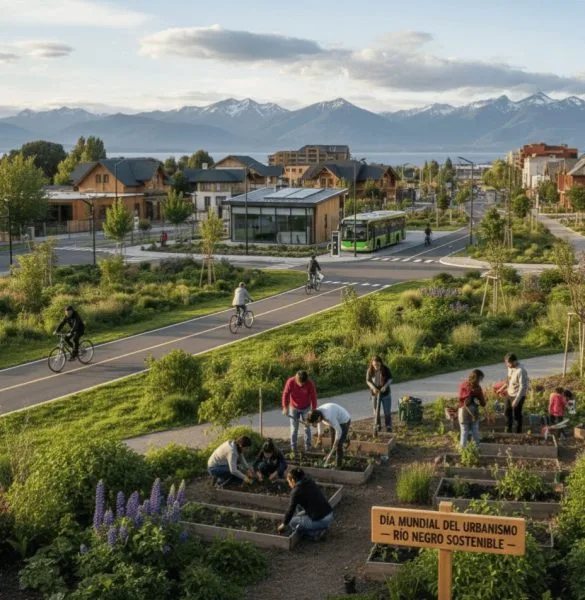 Día Mundial del Urbanismo: ciudades sostenibles y participación comunitaria en Río Negro y la Patagonia