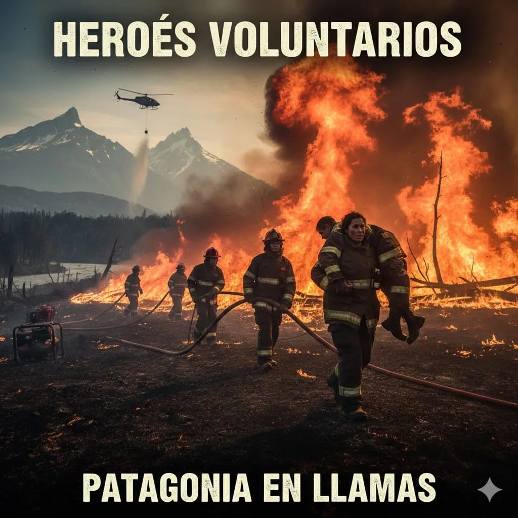 Grupos terroristas mapuches”: la acusación oficial que tapa la realidad del fuego, el abandono estatal y el heroísmo de los bomberos voluntarios