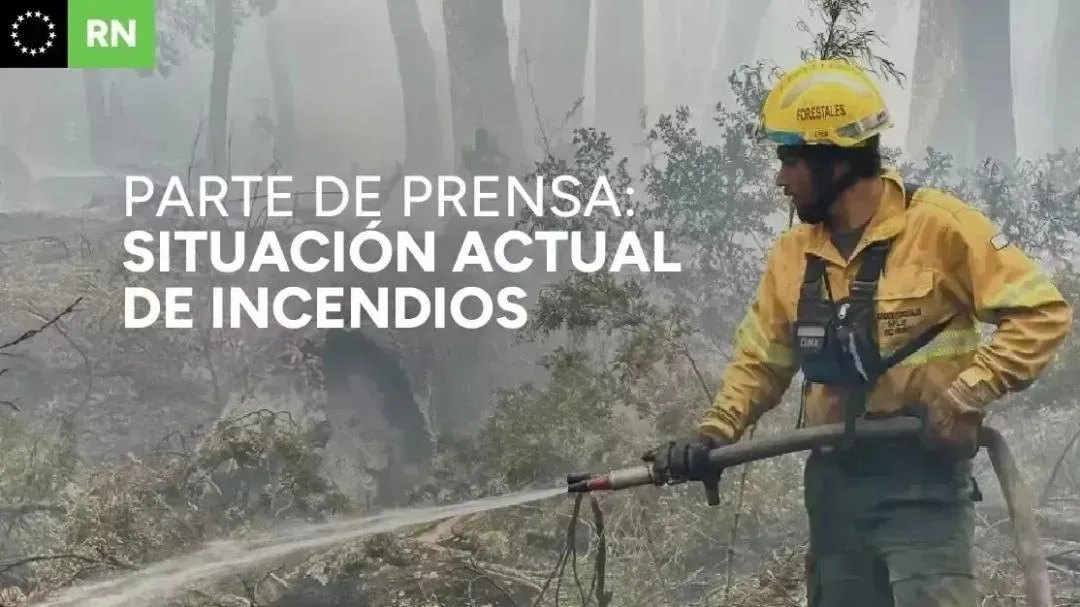 Alivio en Río Negro en plena ola de calor: no hay focos activos de incendios, pero el riesgo sigue siendo extremo y refuerzan la ayuda a Chubut