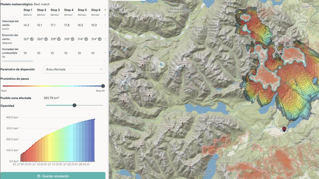 Cómo Río Negro moviliza recursos humanos y técnicos para apoyar a Chubut en una de las peores crisis de incendios forestales de los últimos años