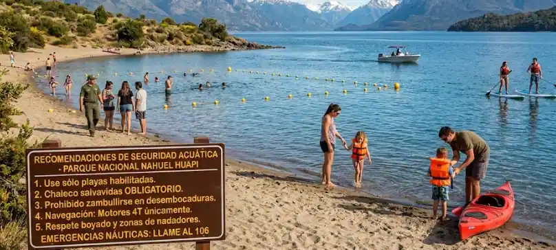 Recomendaciones clave para evitar accidentes acuáticos y proteger uno de los ecosistemas más frágiles de la Patagonia