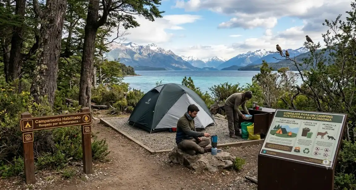 🌿 Acampar en la Patagonia sin dejar huella: la guía esencial para disfrutar la naturaleza de forma responsable y sostenible
