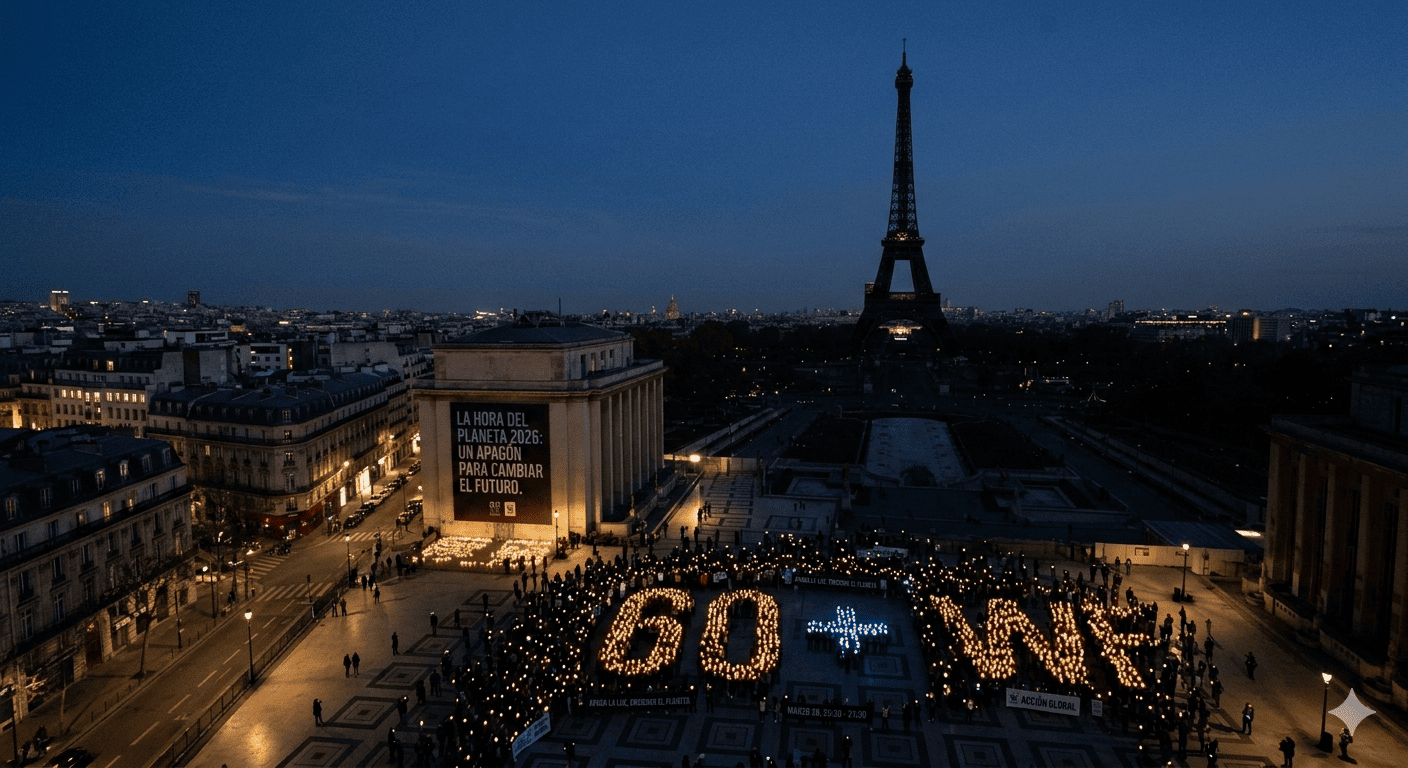 Cada año, millones de personas en todo el mundo realizan un gesto simbólico que se ha convertido en uno de los movimientos ambientales