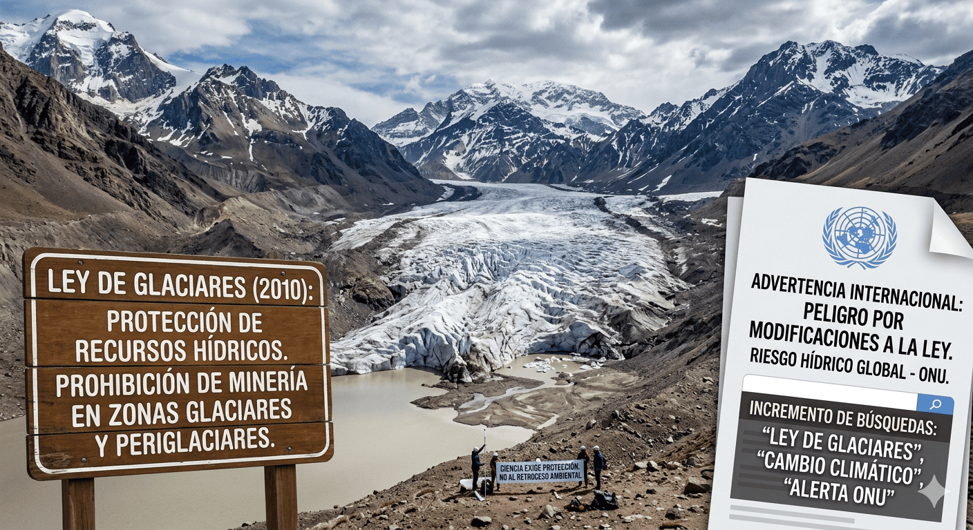 La discusión sobre la protección de los glaciares en Argentina volvió a ocupar el centro de la agenda pública, política y ambiental.