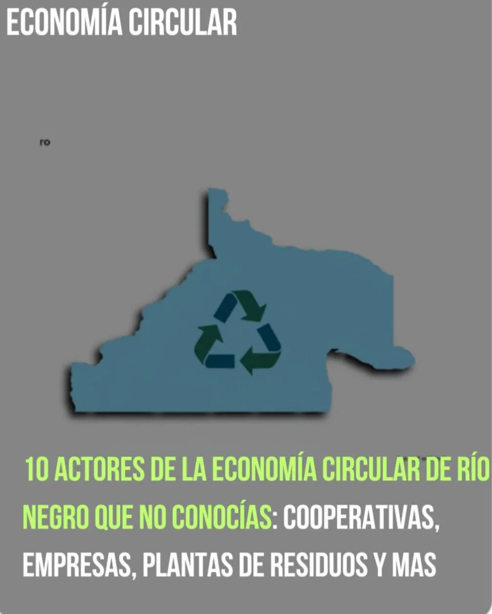 10 actores de la Economía Circular de Rio Negro que no conocias