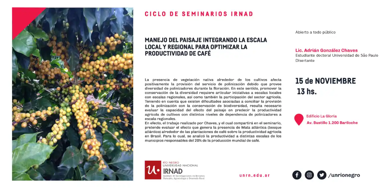 Seminario sobre la ecología del paisaje y la Productividad