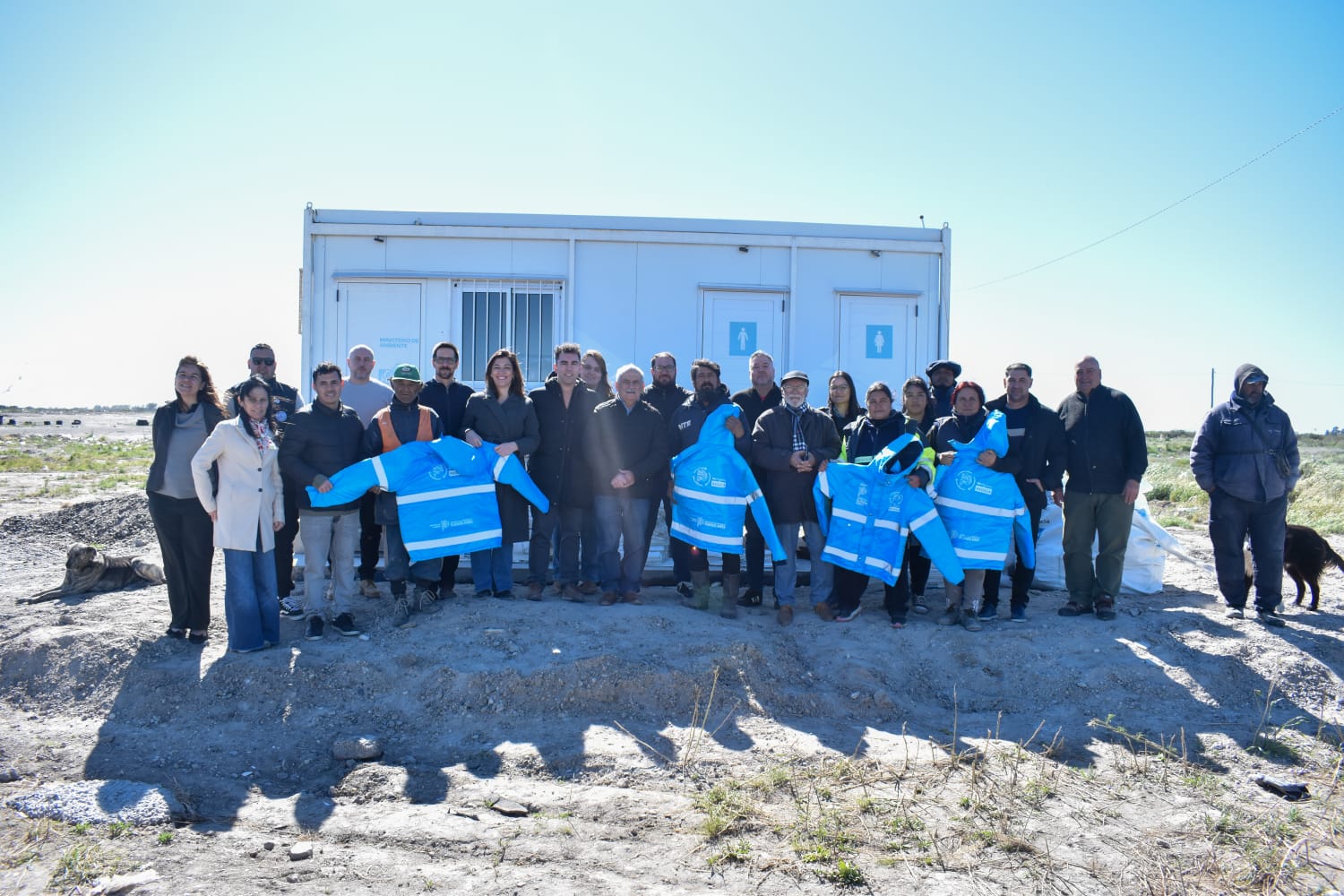 Módulo sanitario en la escombrera de Patagones: un avance clave para la gestión de residuos y el bienestar laboral